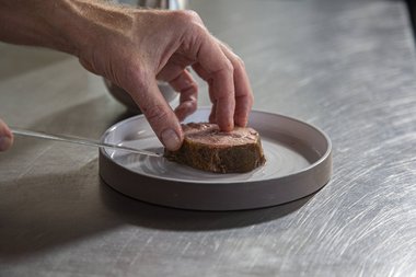 Genießen Sie das Schuterfilet vom Kalb.